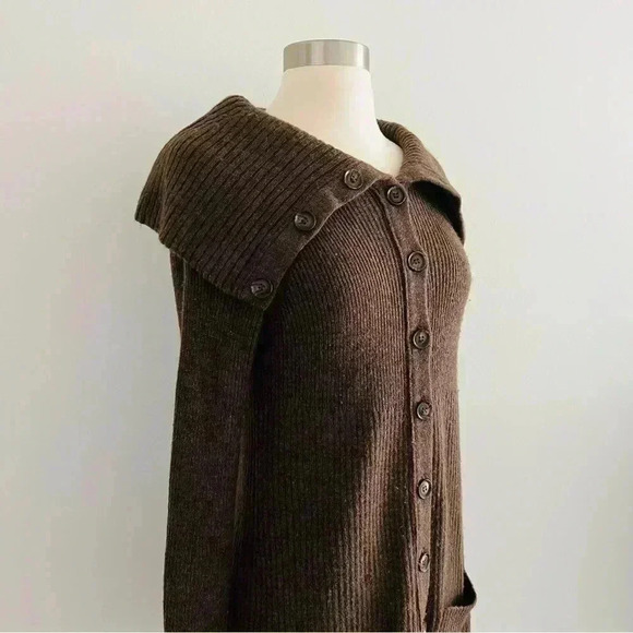 Vince Knit Cardigan Sweater Wool Alpaca Blend M - Picture 2 of 6